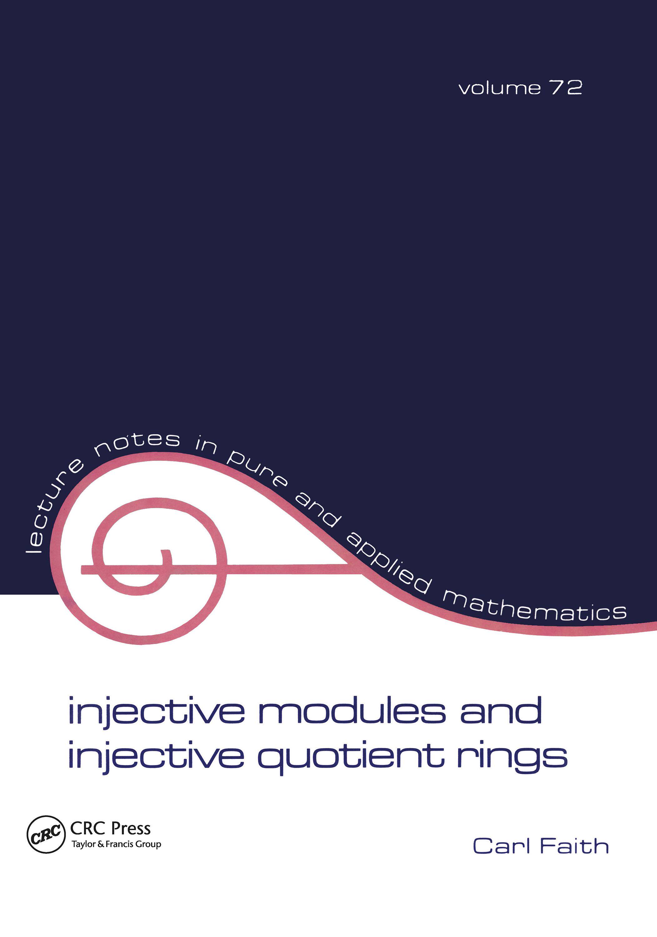 【预订】Injective Modules and Injective Quotient Rings 9781138401877