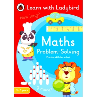 预订 Maths Problem-Solving: A Learn with Ladybird Activity Book 5-7 years: Ideal for home learning (KS1): Ideal for home
