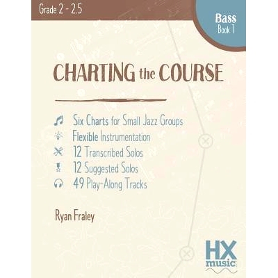 预订 Charting the Course, Bass Book 1: 9781530867608