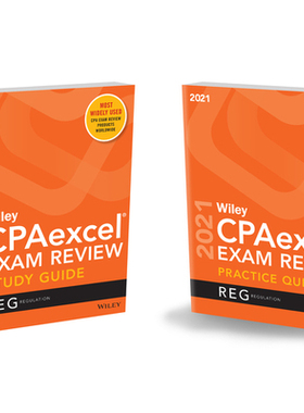 【预订】Wiley Cpaexcel Exam Review 2021 Study Guide + Question Pack: Regulation 9781119761594