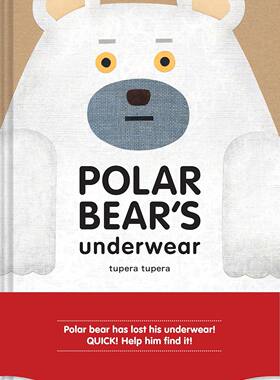 现货 白熊的短裤 英文原版 tupera tupera 龟山达矢 精装绘本 Polar Bear's Underwear 日本绘本奖读者奖