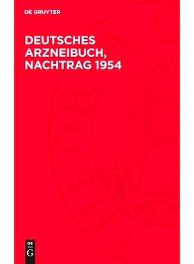 预订 Deutsches Arzneibuch, Nachtrag 1954: Gültig für die Deutsche Demokratische Republik: 9783112768440