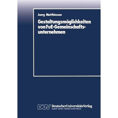 预订 Gestaltungsmöglichkeiten von FuE-Gemeinschaftsunternehmen: 9783824400010