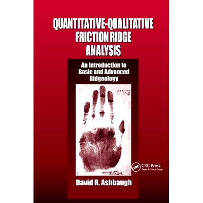 预订 Quantitative-Qualitative Friction Ridge Analysis: An Introduction to Basic and Advanced Ridgeology 定量-定性摩擦脊