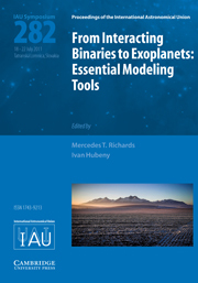 【预订】From Interacting Binaries to Exoplanets (IAU S282)