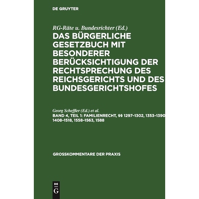 预订 Familienrecht, §§ 1297–1302, 1353–1390, 1408–1518, 1558–1563, 1588: 9783111293509
