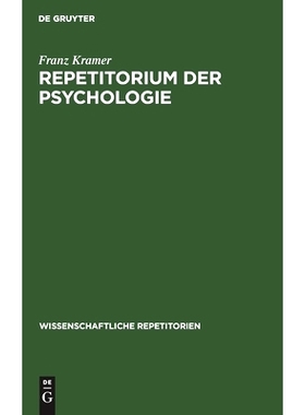 预订 Repetitorium der Psychologie: Für akademische Prüfungen und zur Selbstbelehrung für Gebildete über psychologisc