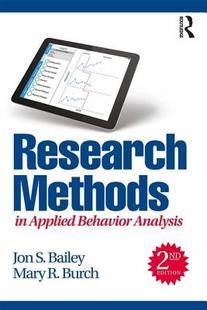【预订】Research Methods in Applied Behavior Analysis