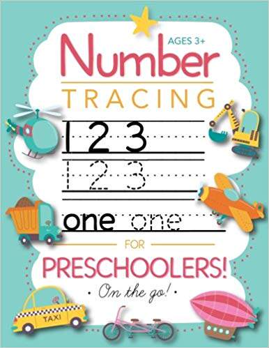 【预售】Number Tracing Book for Preschoolers and Kids Ages 3-5: Trace Numbers Practice Workbook for Pre K, Kinderg...