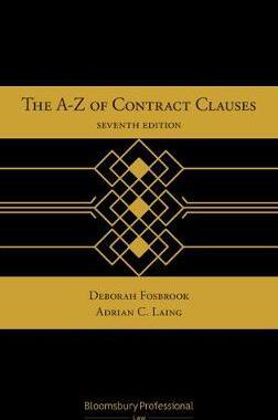 [预订]The A-Z of Contract Clauses 9781526512154