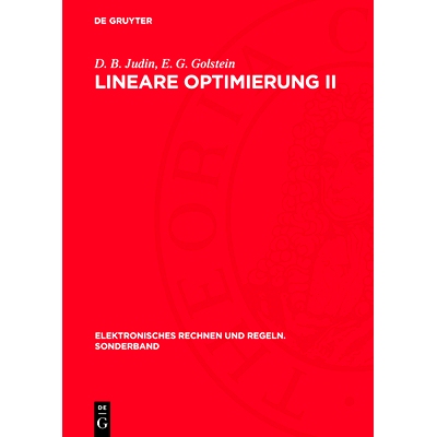 预订 Lineare Optimierung II: 9783112769928
