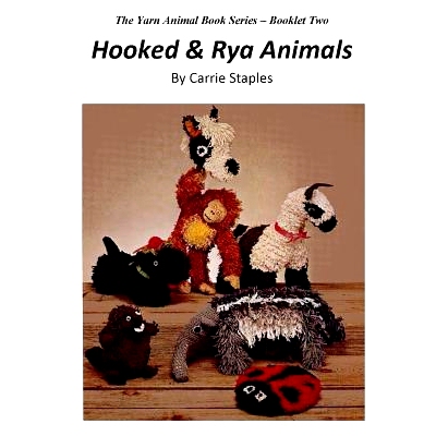 预订 The Yarn Animal Book Series: Hooked & Rya Animals: 9781530398478