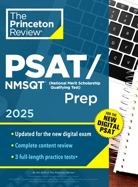 预订 Princeton Review PSAT/NMSQT Prep, 2025: 3 Practice Tests + Review + Online Tools for the Digital PSAT: 978059351798