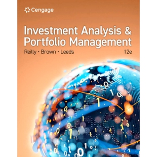 Investment Management Analysis Portfolio 9780357988176 and 预订