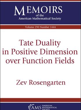 预订 Tate Duality in Positive Dimension over Function Fields