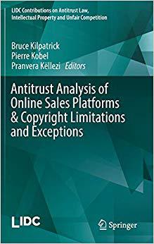 【预售】Antitrust Analysis of Online Sales Platforms & Copyright Limitations and Exceptions