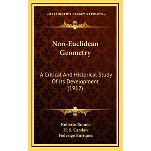 Geometry 9781164315049 1912 Study Non Euclidean Critical Development 预订 And Its Historical