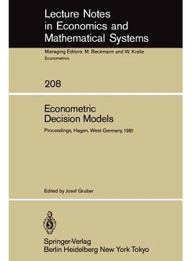 预订 Econometric Decision Models: Proceedings of a Conference Held at the University of Hagen, West Germany, June 19–20