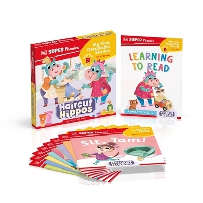 预订 DK Super Phonics My First Decodable Stories Haircut Hippos DK 超级拼读 我的*个可解码故事 理发河马: 9780241699874
