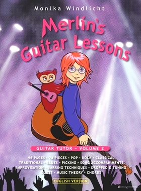 预订 Merlin’s Guitar Lessons: Guitar Tutor - Volume 2: 9798605782728