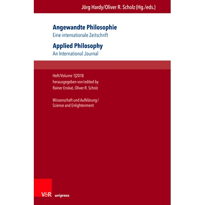 预订 Angewandte Philosophie. Eine internationale Zeitschrift / Applied Philosophy. An International Journal: Heft/Volume