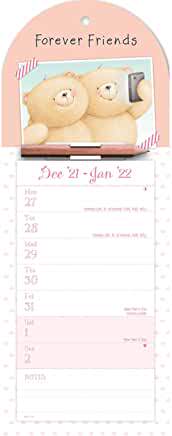 forever friends week-to-view magnetic memo slim calendar 0022