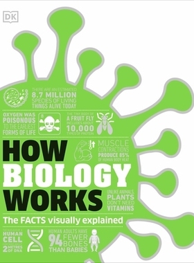 预订 How Biology Works: The Facts Visually Explained 生物学原理：用图像解释事实: 9780241600962