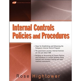 作程序手册：建立与加强公司规划 978047028 Policies With Url Procedures Controls and 步骤 预订 内部控制政策与 Internal