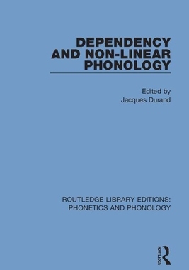 【预订】Dependency and Non-Linear Phonology