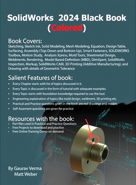 预订 SolidWorks 2024 Black Book: (Colored)