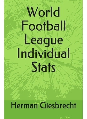 预订 World Football League Individual Stats: 9798588247658