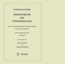 【预订】Grenzprobleme der Phänomenologie