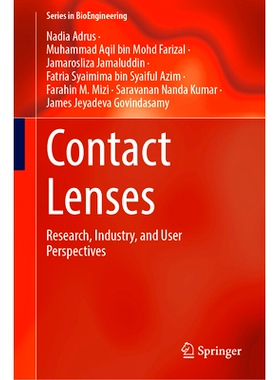 预订 Contact Lenses: Research, Industry, and User Perspectives 隐形眼镜：研究、行业与用户展望: 9789819636358