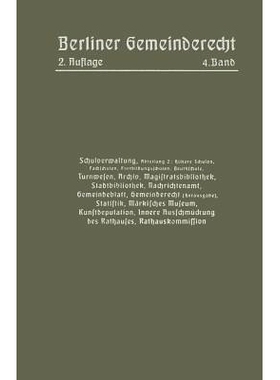 预订 Schulverwaltung. Abt. 2 (Höhere Schulen, Fachschulen, Fortbildungsschulen, Beuthschule), Turnwesen, Archiv, Magist