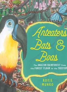 预订 Anteaters, Bats & Boas: The Amazon Rainforest from the Forest Floor to the Treetops: 9780823454266