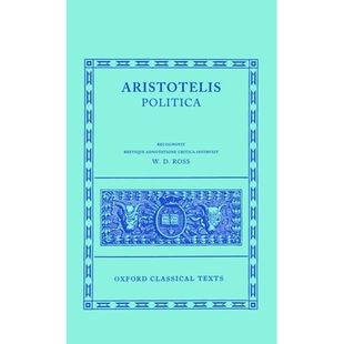 政治学 预订 亚里士多德 Politica 9780198145158 Aristotle