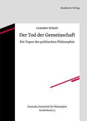 【预订】Der Tod der Gemeinschaft 9783050051956