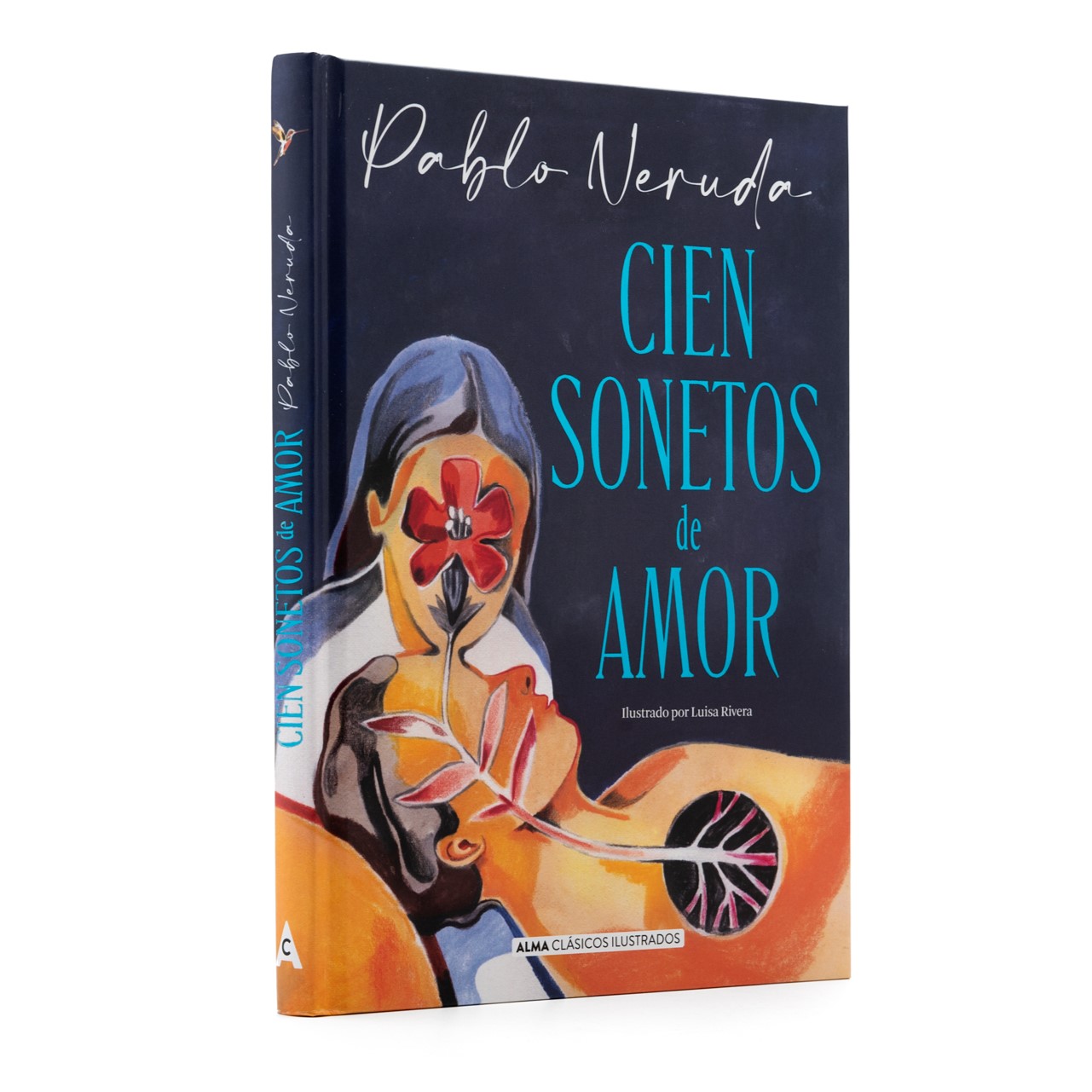 西班牙语原版 100首爱情十四行诗 聂鲁达 Luisa Rivera 插画 精装 Pablo Neruda 百年孤独插画师 Cien Sonetos de Amor