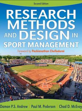 [预订]Research Methods and Design in Sport Management 2E W/WR 9781492574910