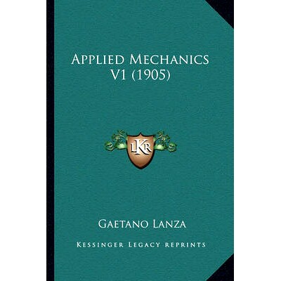 预订 Applied Mechanics V1 (1905): 9781164111788