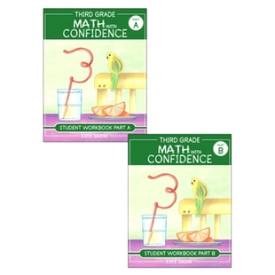 Math with Bundle Third 9781944481278 Workbook Grade Student 预订 Confidence