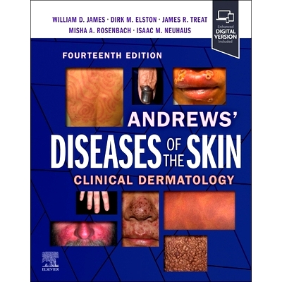 预订 Andrews’ Diseases of the Skin: Clinical Dermatology 安德鲁斯皮肤病：临床皮肤病学，14版: 9780323878708
