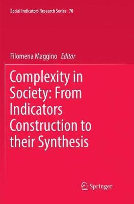 【预订】Complexity in Society: From Indicators Construction to their Synthesis