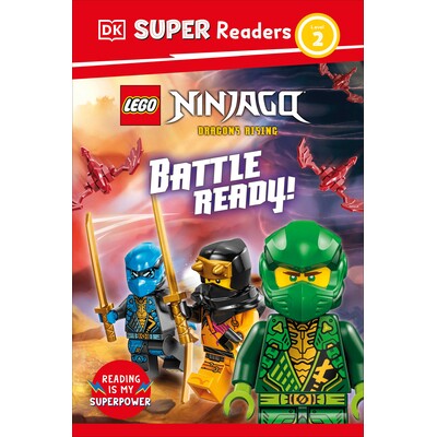 预订 DK Super Readers 2 级乐高幻影忍者龙崛起战斗准备就绪! DK超级读者 分级读物 入门级 英文版 DK Super Readers Level 2 LE