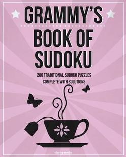 medium Grammy’s Sudoku traditional easy and Book puzzles sudoku 9781499711394 hard 200 预订