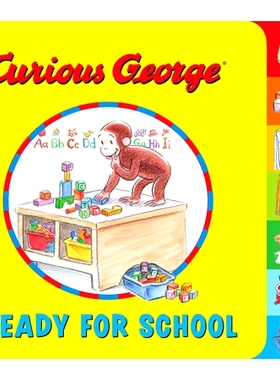 预订 Curious George: Ready for School Tabbed Board Book: 9780544931206