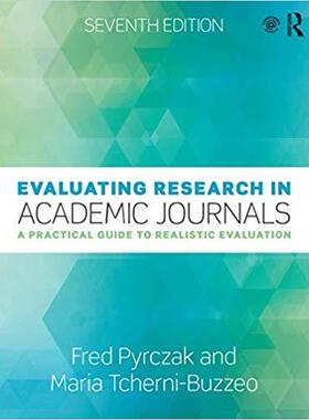【预售】Evaluating Research in Academic Journals