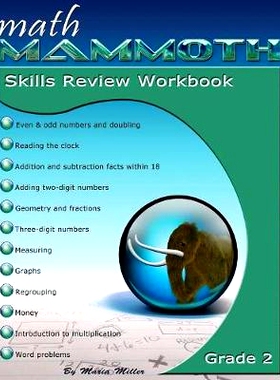 预订 Math Mammoth Grade 2 Skills Review Workbook: 9781942715290