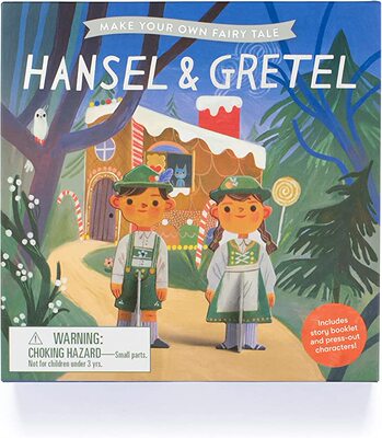 糖果屋立体人物绘本 Rebecca Green 儿童DIY动手能力想象力培养 礼物套装 Make Your Own Fairy Tale Hansel & Gretel