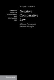 【预订】Negative Comparative Law 9781316511978